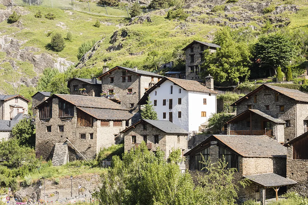 Pueblo de Pal en la Comarca de la Massana Andorra